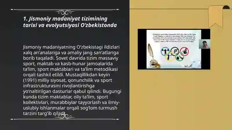 Ubaydullayev Avaz - Jismoniy madaniyat nazariyasi va metodikasi taqdimoti 3