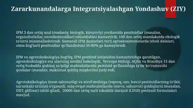 Agronomik toksikologiya haqida tushuncha 3
