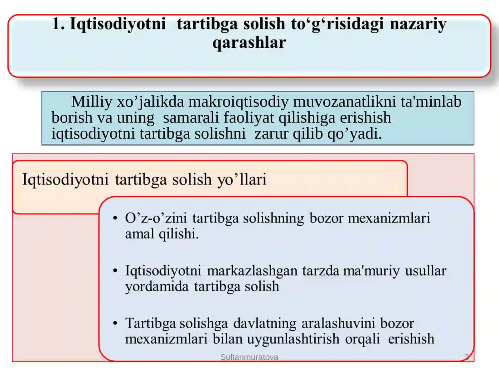 O’zbekiston Respublikasi Prezidenti Sh. M.Mirziyoevning 2022-yil 18-martdagi farmoni bilan davlat ishtirokini qisqartirish va xususiy sektorni iqtisodiyotning asosiy harakatlantiruvchi kuchiga aylantirishni maqsad qilgan 3