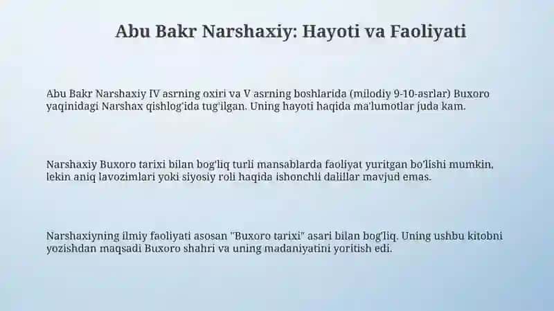Abu Bakr Narshaxiy 3