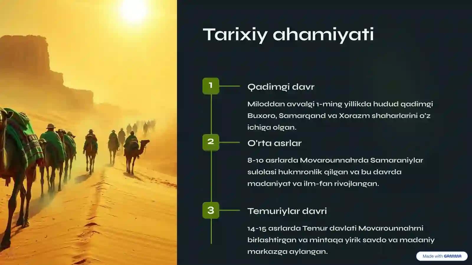 Movarounnahr chig'atoy ulusi mavzusida tayyor taqdimot 3