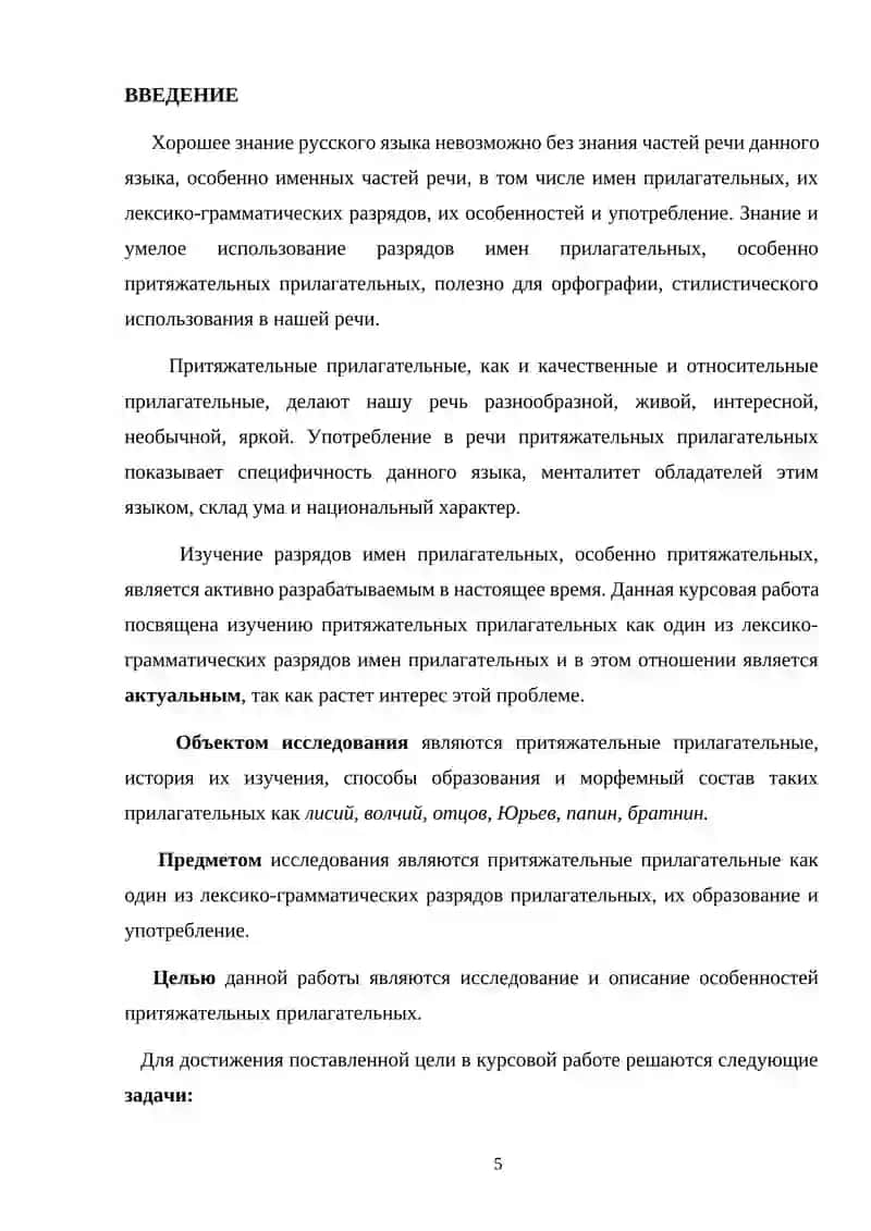 КУРСОВАЯ РАБОТА ПО СОВРЕМЕННОМУ РУССКОМУ ЯЗЫКУ 3