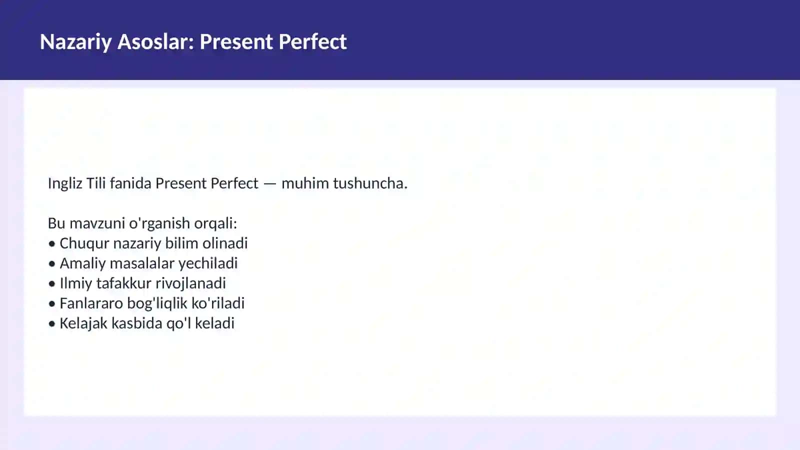 Present Simple 3
