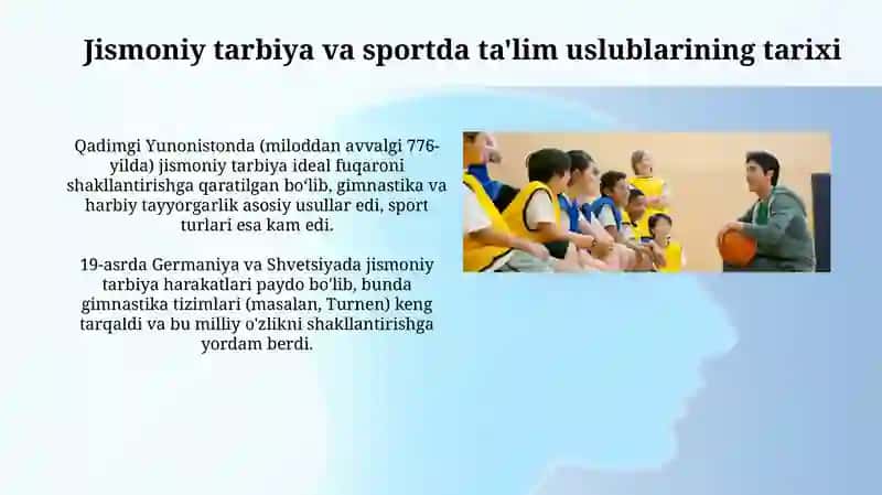 Jismoniy tarbiya va sport sohasida qo'llaniladigan talim metodlari 3