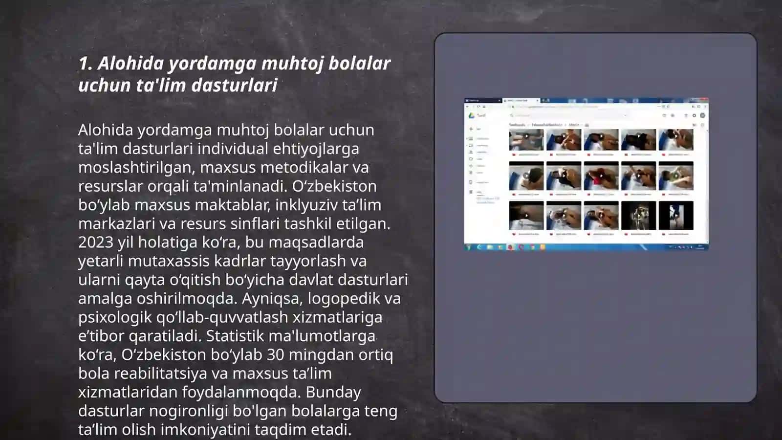 Alohida yordamga muhtoj bolalar uchun ta'lim dasturlari 3