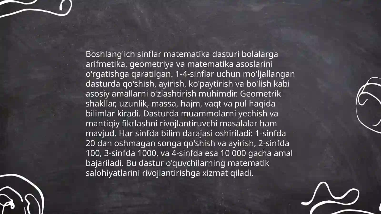 Boshlang'ich sinflarda asosiy miqdorlar va ularni orgatish metodikasi 3