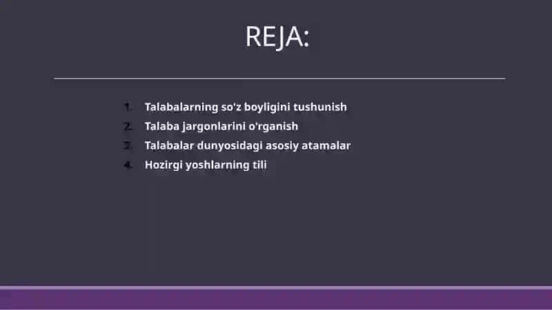 Talabalar leksikasi 3