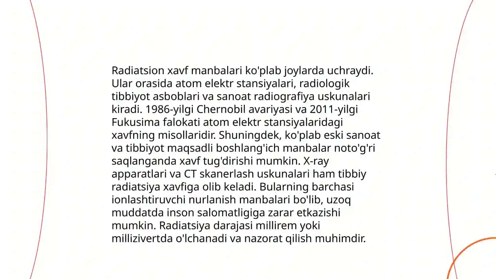 Favqulodda vaziyatlarda radiatsion kimyoviy vaziyatlarni baholash 3