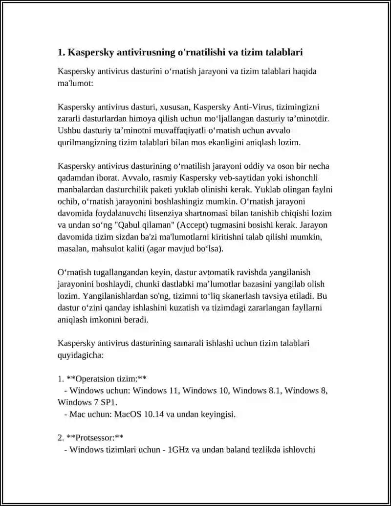 KASPERSKY. DOCTOR WEB. ESET NOD32 ANTI-VIRUS DASTURLARI 3