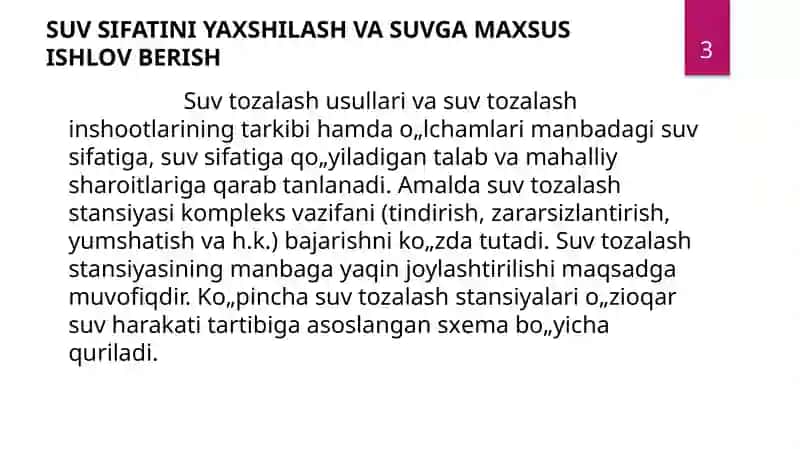 OQQ QO’LANILGAN SHAROITDA SUV TAMINOTINI SANITAR NAZORATIDAN O’TKAZISH 3