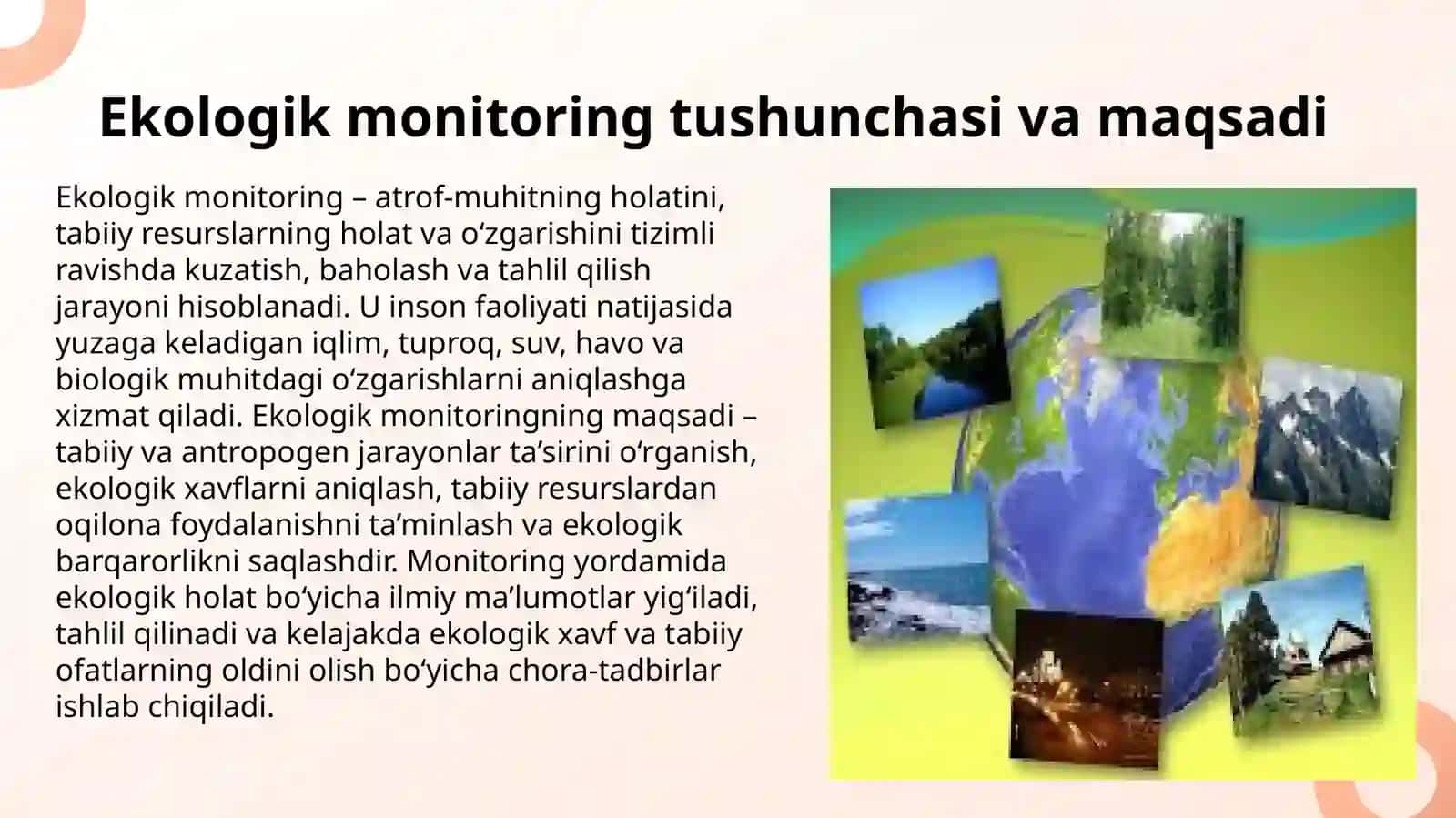 Ekologik monitoring 3