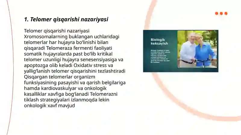 Qarishning biologik nazaryalari 3