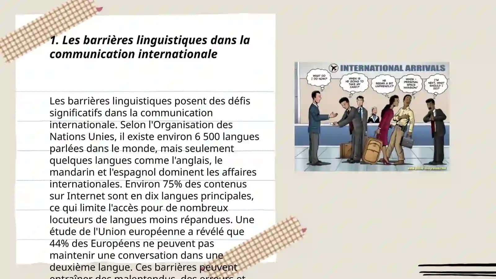 Communication internationale 3