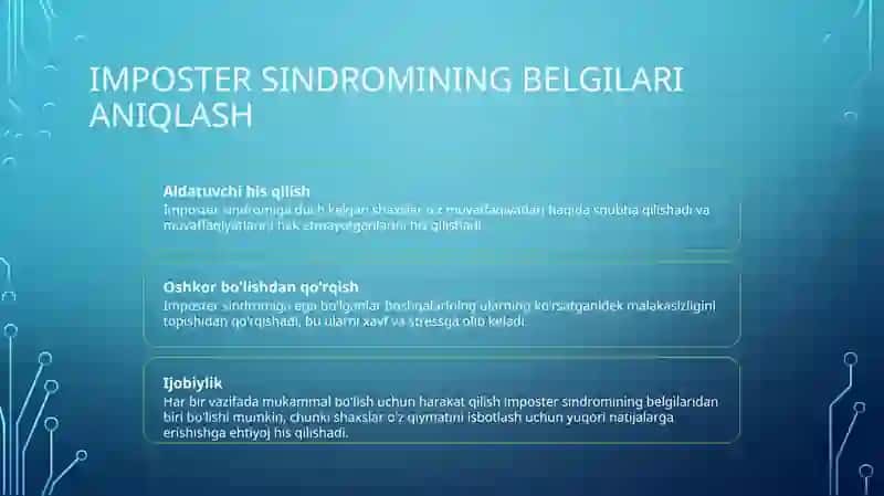 Ichak Ta'sirlanish Sindromi 3