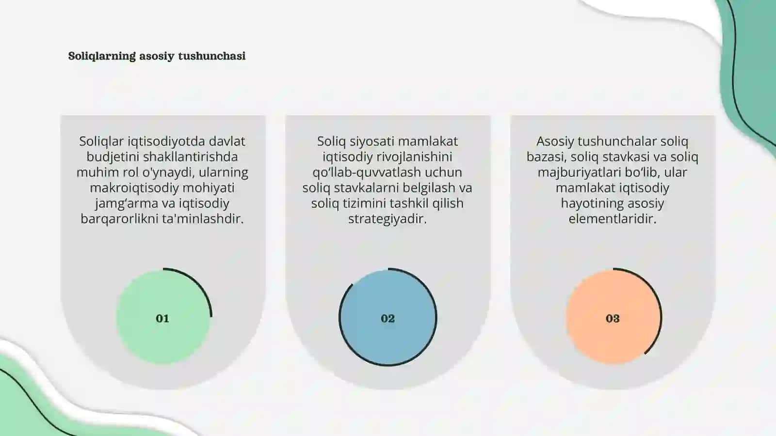 Soliqlarning makroiqtisodiy mohiyati va soliq siyosati 3