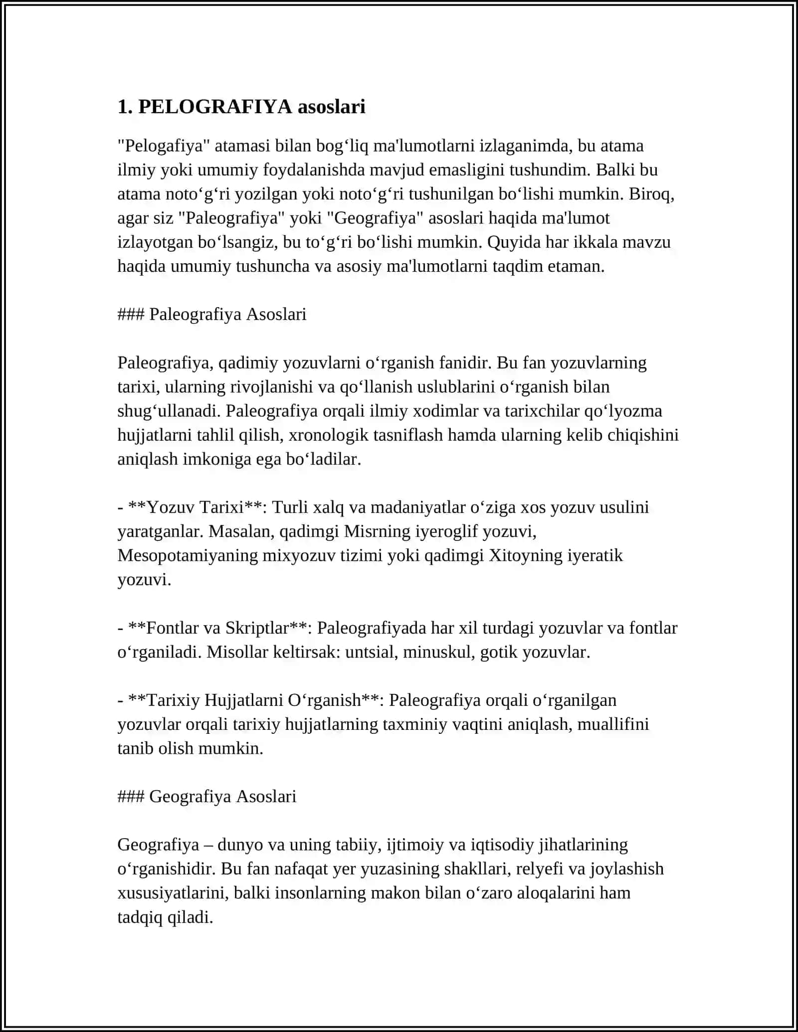 PELOGRAFIYA YORDAMCHI TARIX 3