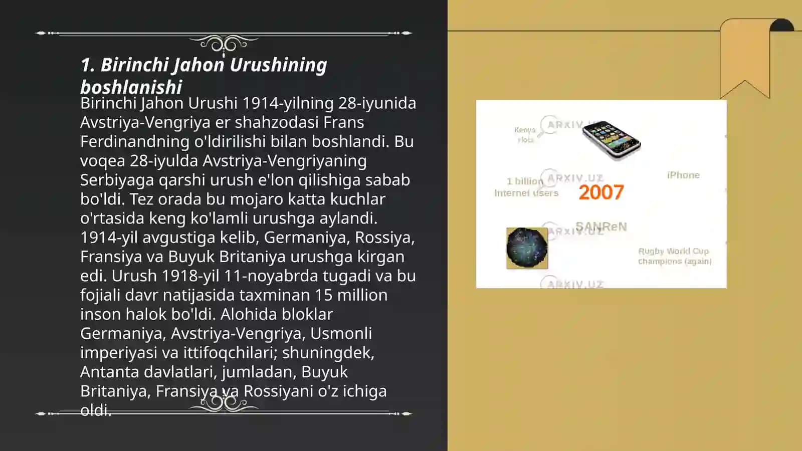 Birinchi Jahon Urushi 3