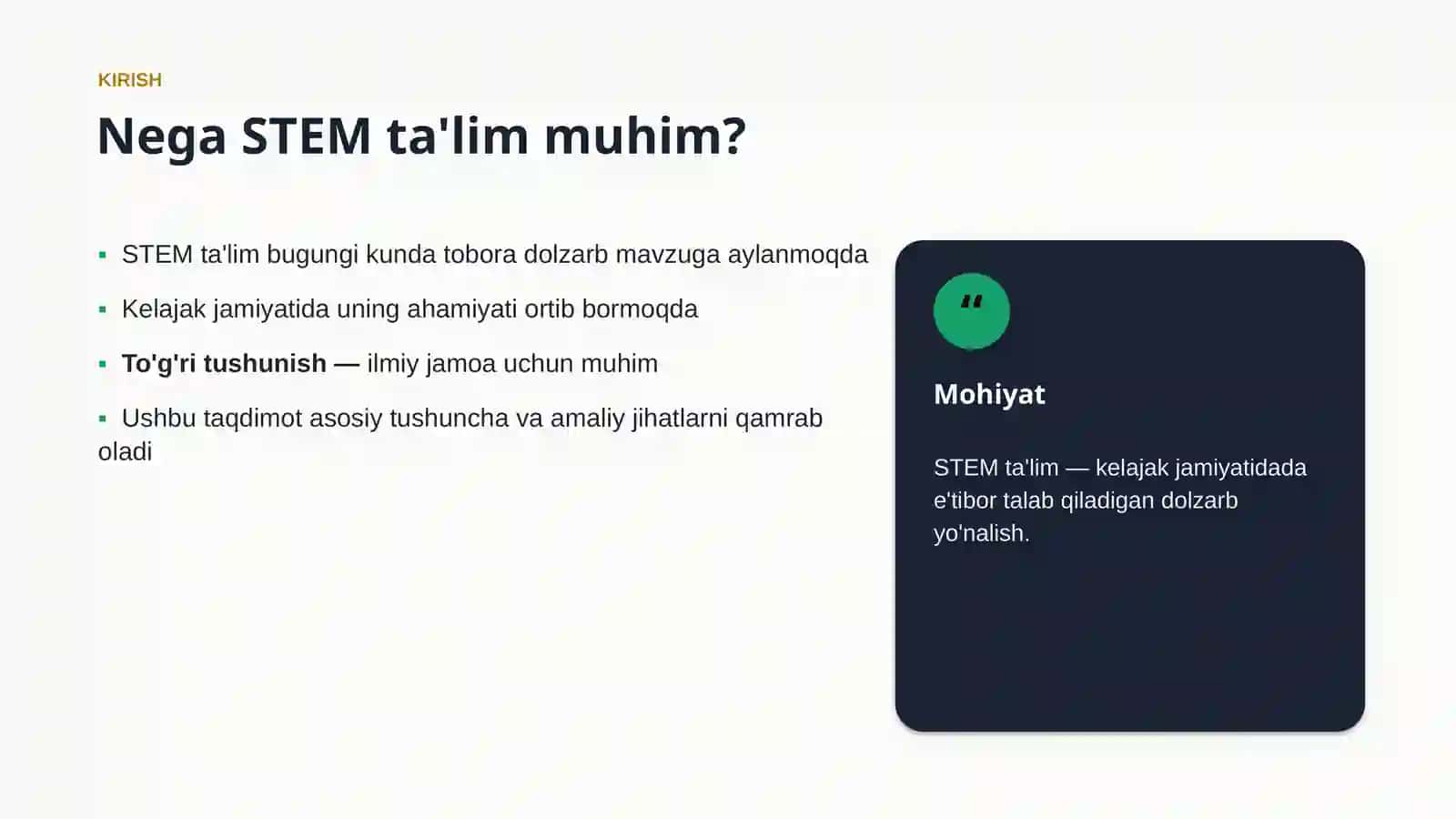 STEM ta'lim 3