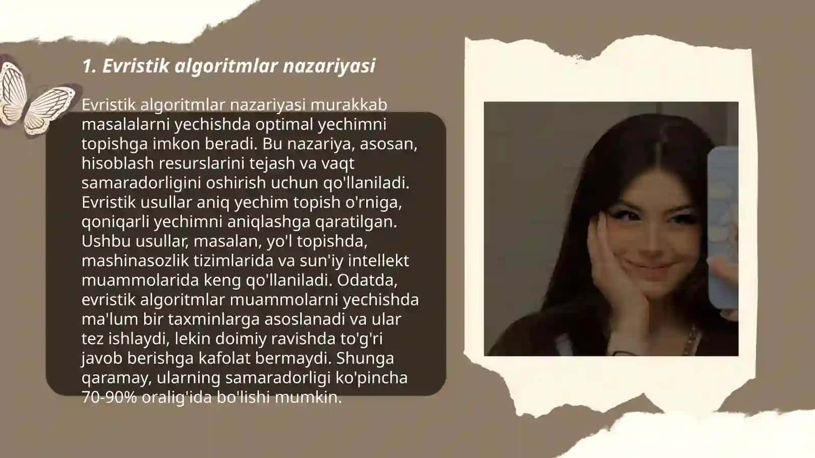 Evristik algoritmlarni xususiyatlari 3