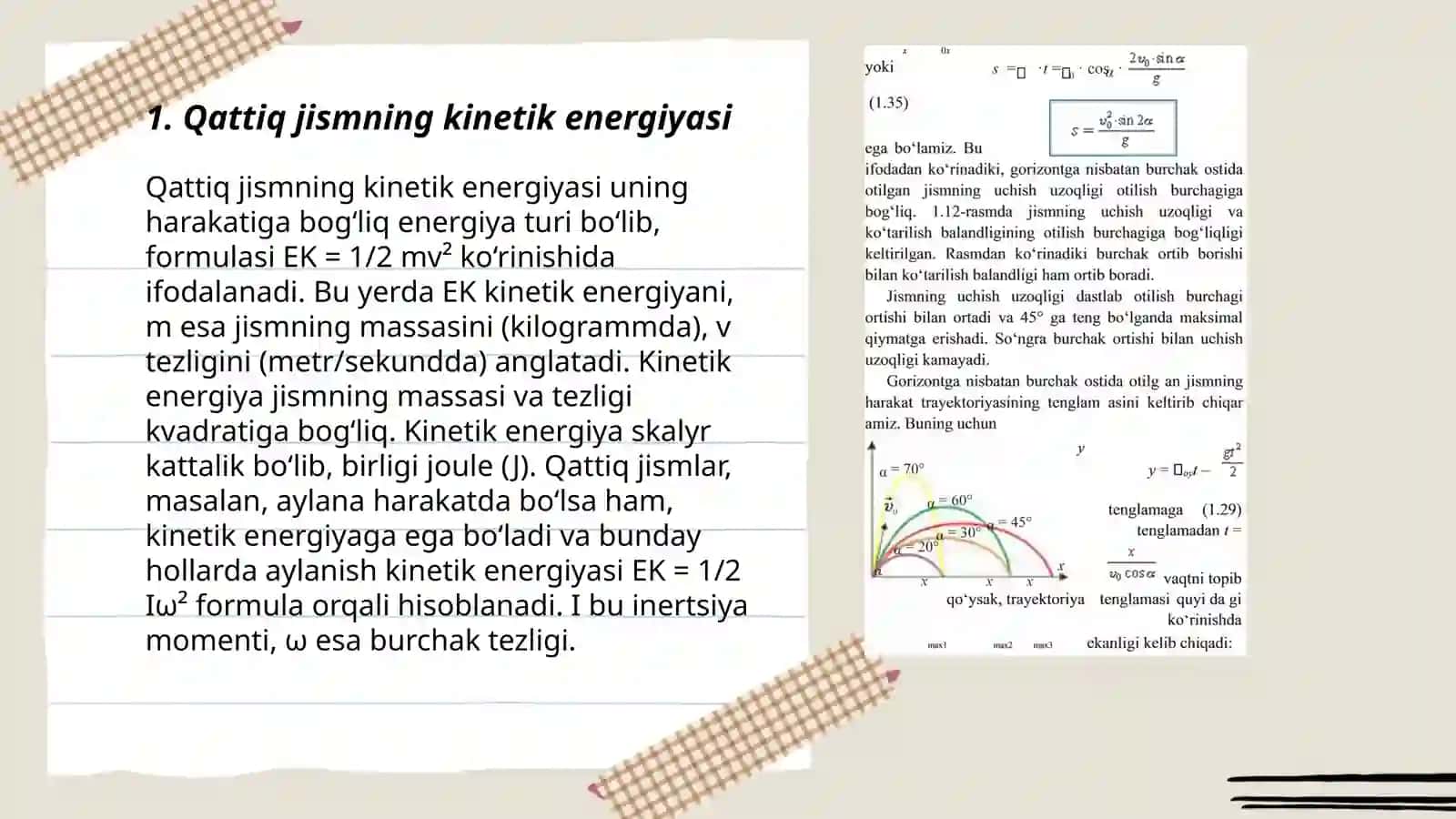 Qattiq jismning tekis parallel harakati 3