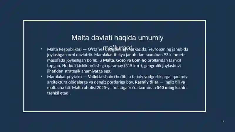 Malta Davlati 3