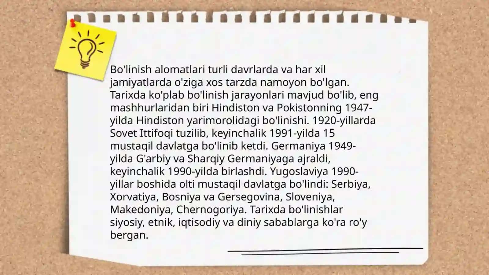Bo'linish alomatlari 3