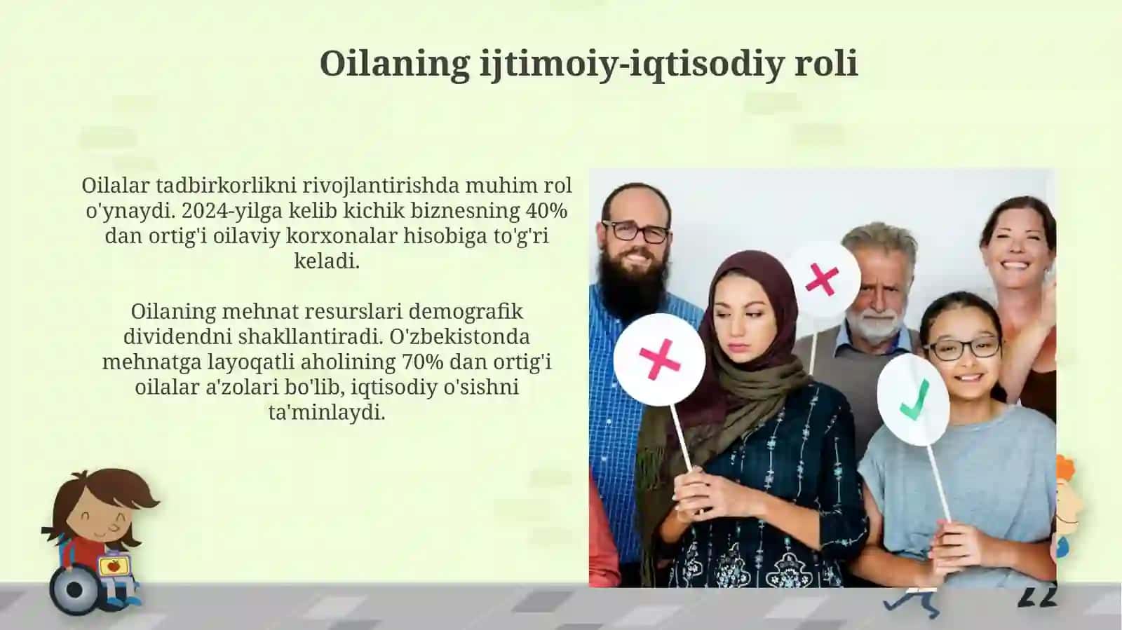 Oʻzbekiston Respublikasining oila va oila toʻgʻrisidagi fikrlarni oʻrganish 3