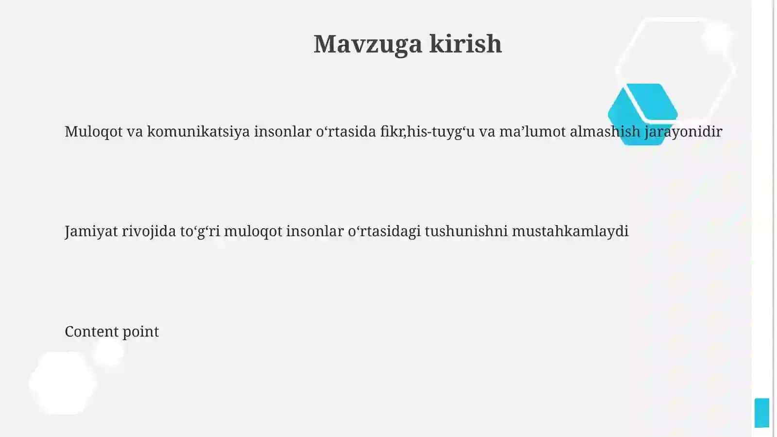 Muloqot va Komunikatsiya 3