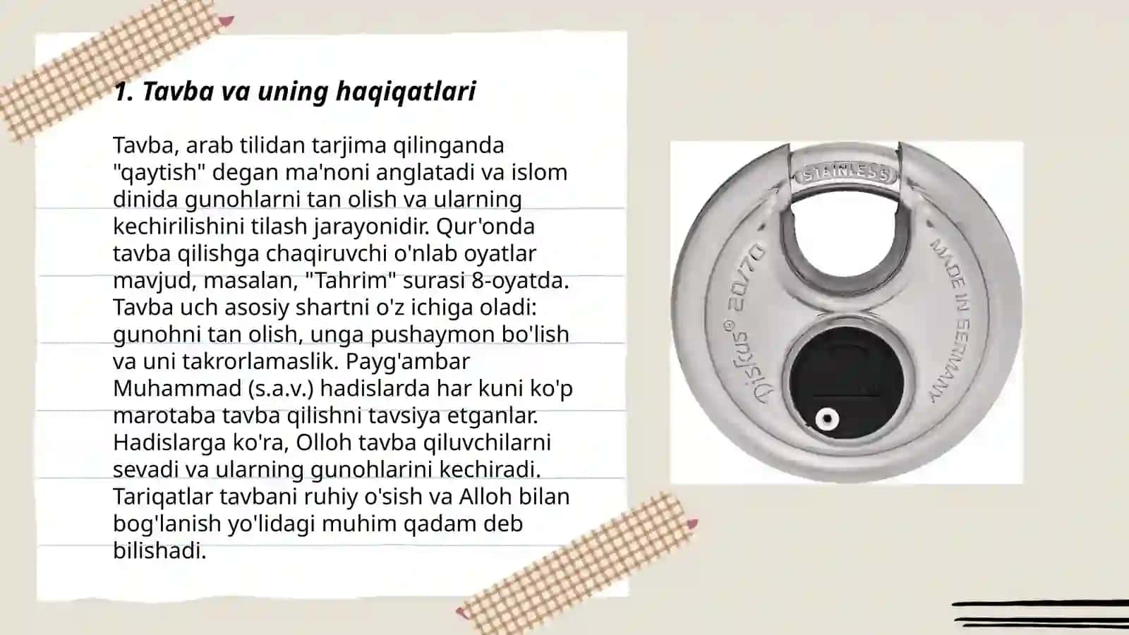 Abu Hamid Ğazzoliydiň "Mukoshafatul qulub"asari 3