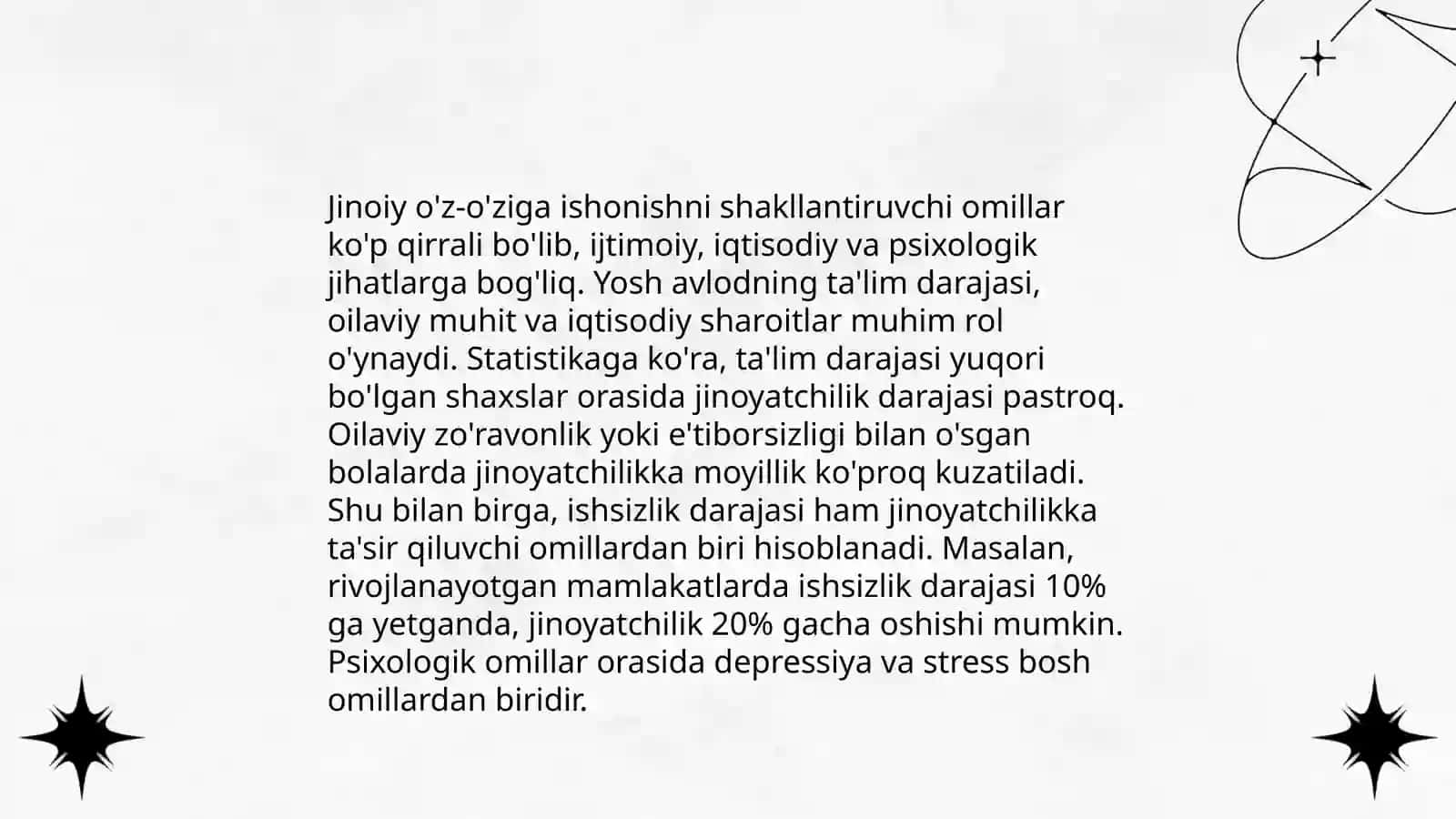 Jinoiy o'z-o'ziga ishonish va jinoiy beparvolik 3