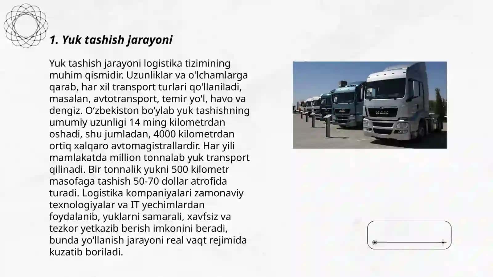 Yuk tashish marshrutlarini avtokorxonalarga optimal biriktirish 3