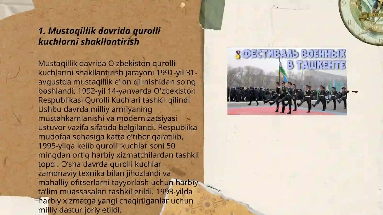 Mustaqillik yillarida qurolli kuchlar,ichki ishlar va davlat xavfsizlik tizimidagi islohatlar 3