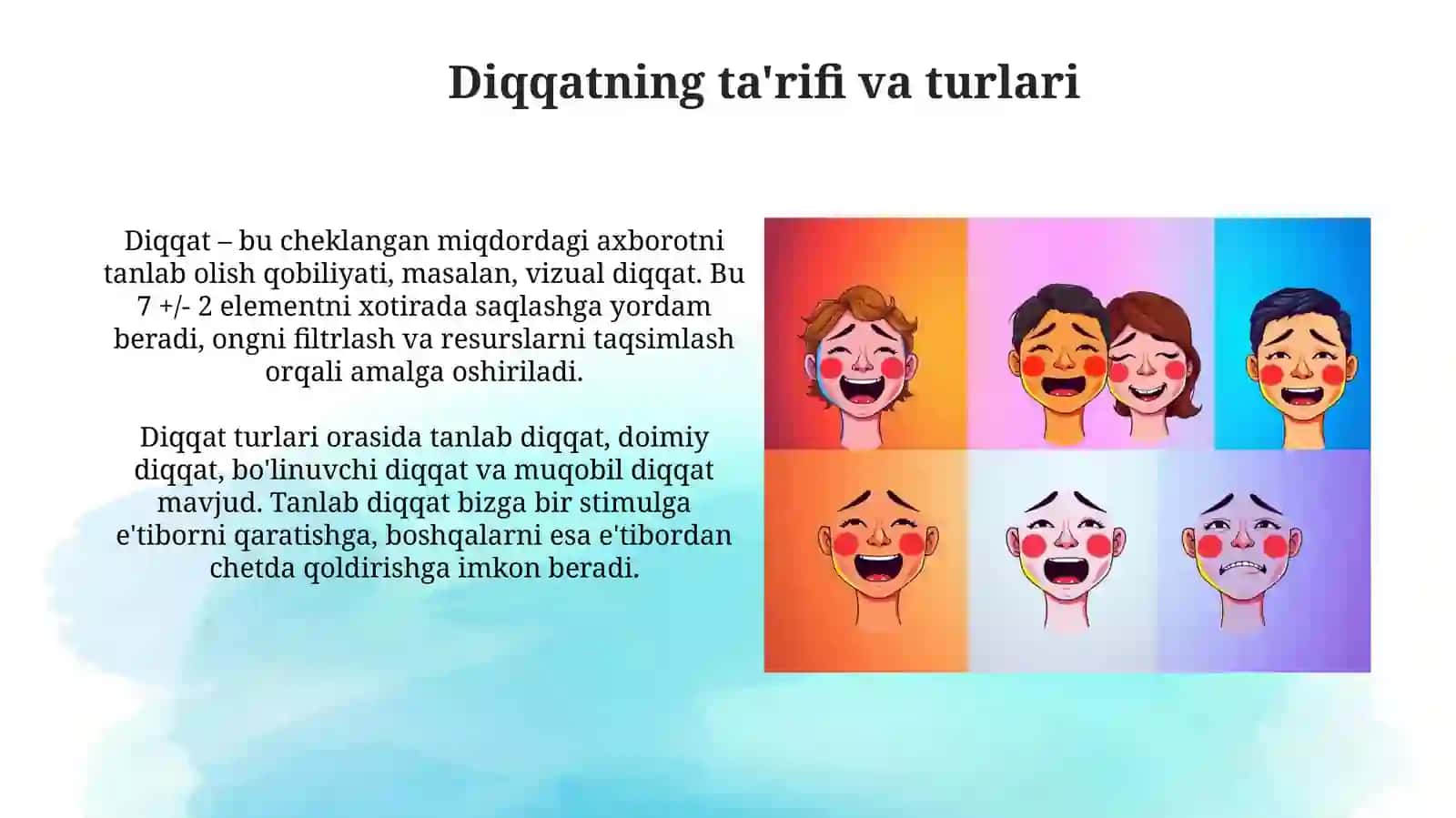 Psixologida diqqatning ahamiyati 3