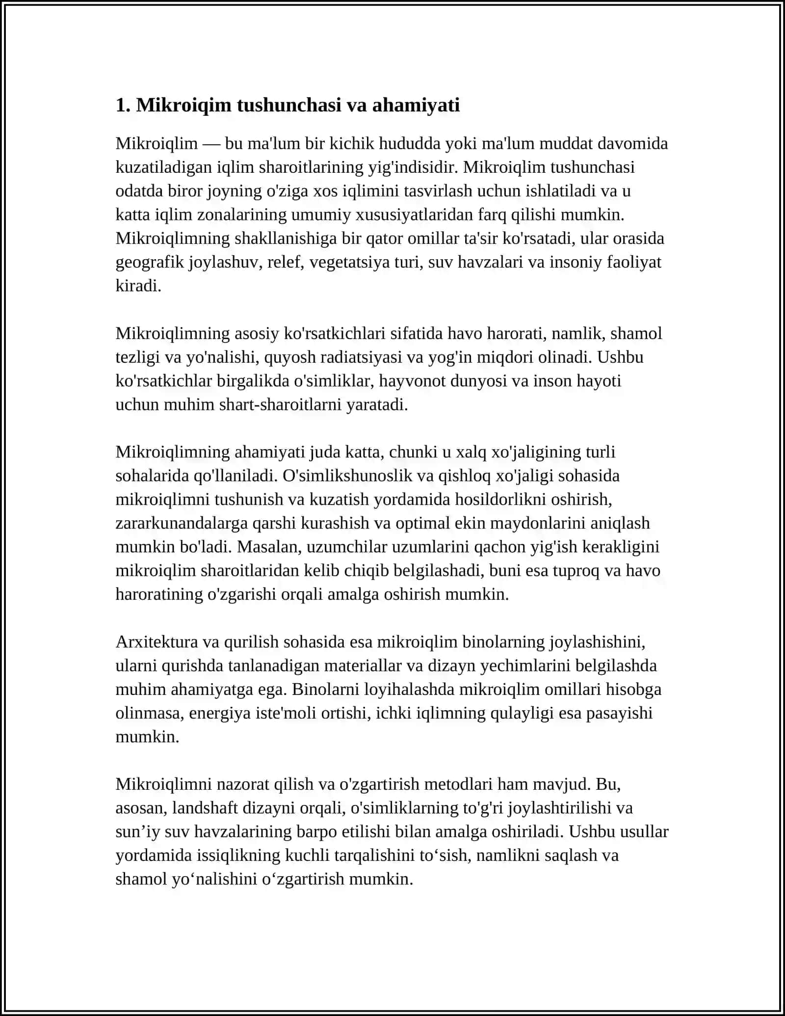 MIKROIQLIM VA UNGA QÒYILADIGAN ZOOTEXNIK TALABLARNI ÒRGANISH 3