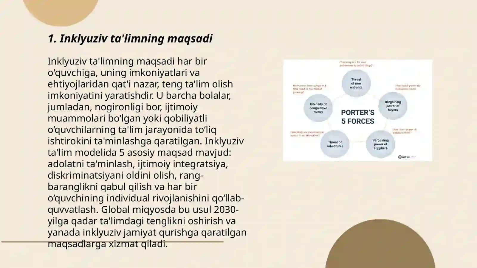 Inklyuziv ta'lim modellari:tahlili va xususiyatlari 3