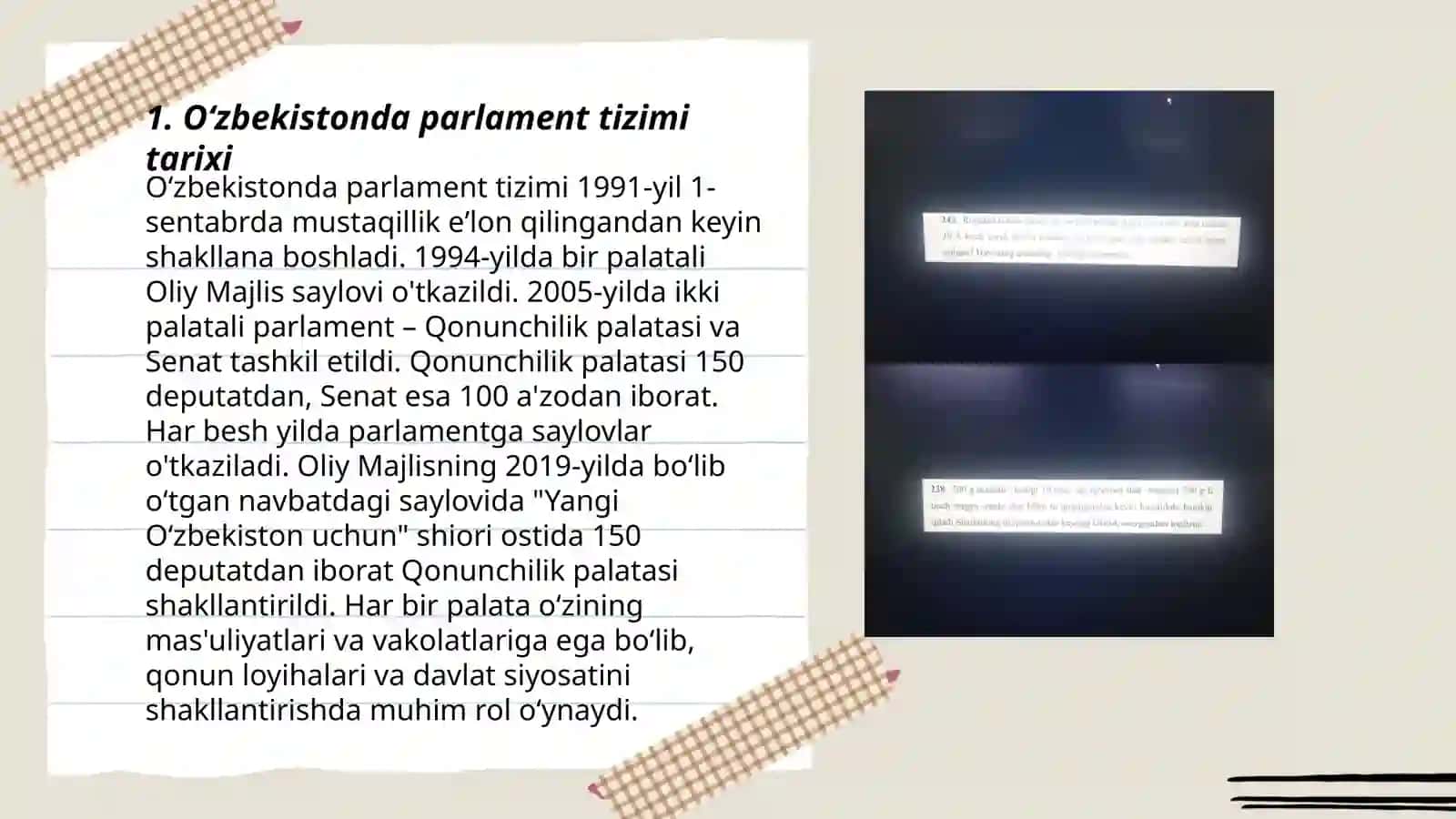 Oʻzbekistonda parlament tizimi 3