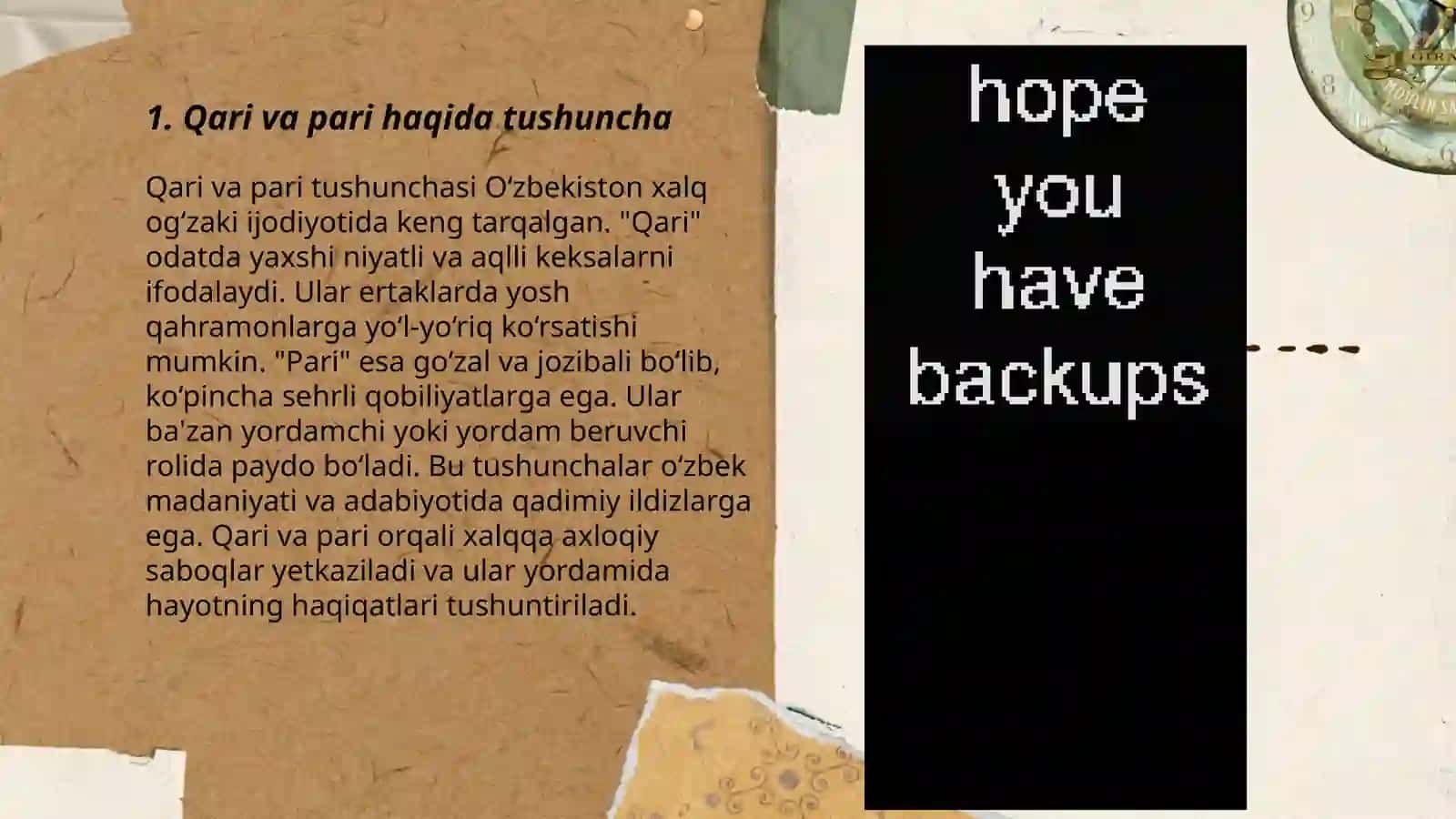 Qari va pari haqida tushuncha 3