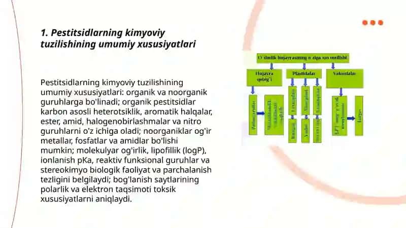 Pestitsidlarning kimyoviy tuzilishi va ularning parchalanishi 3