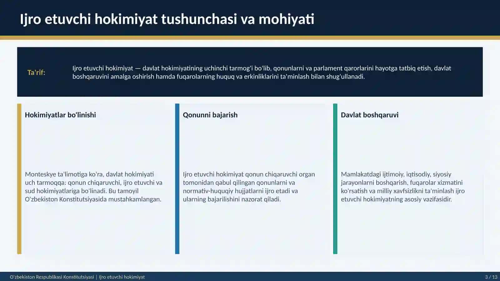 Ijro hokimiyati 3