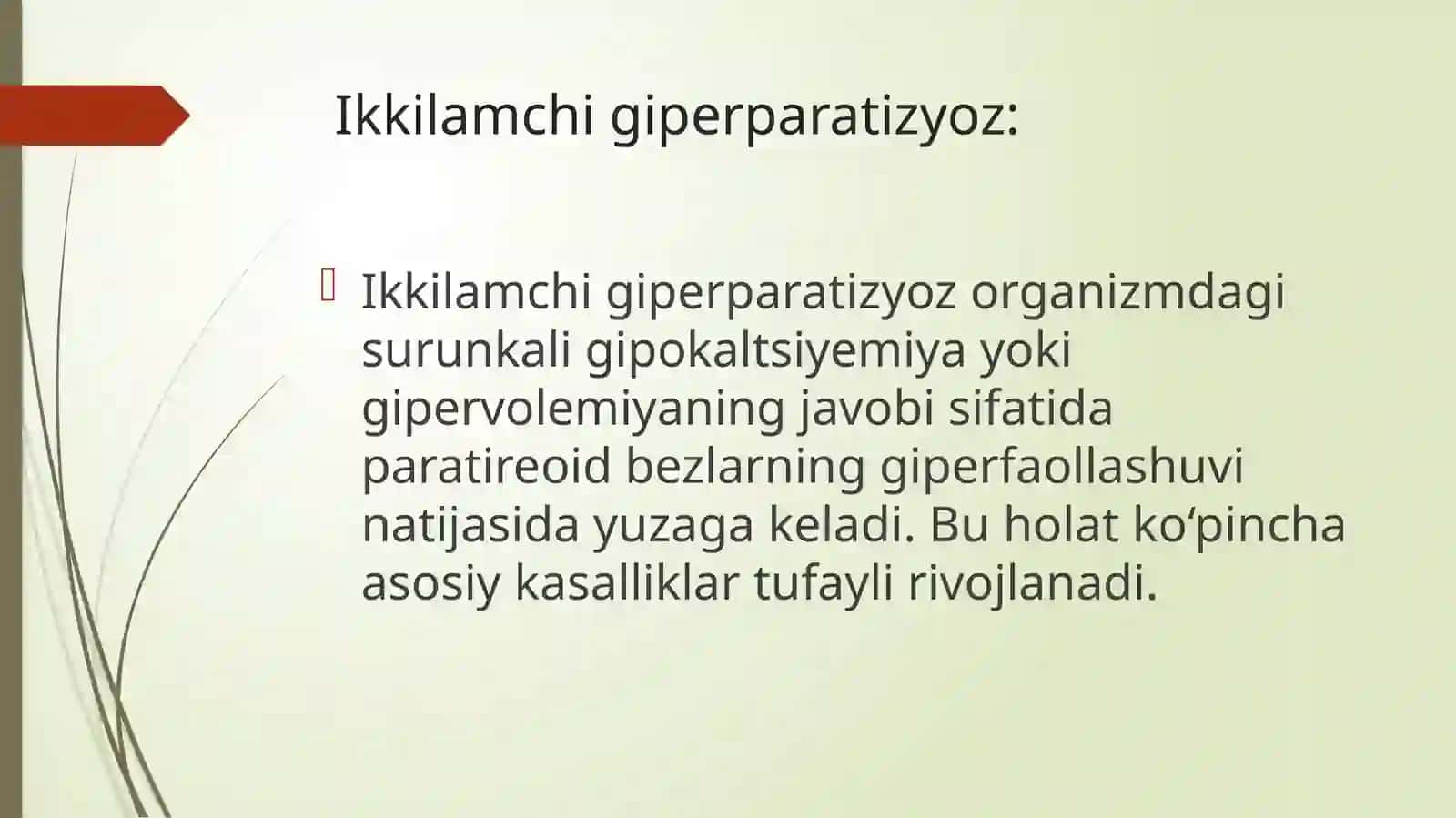 Ikkilamchi va uchlamchi giperparatireoz 3
