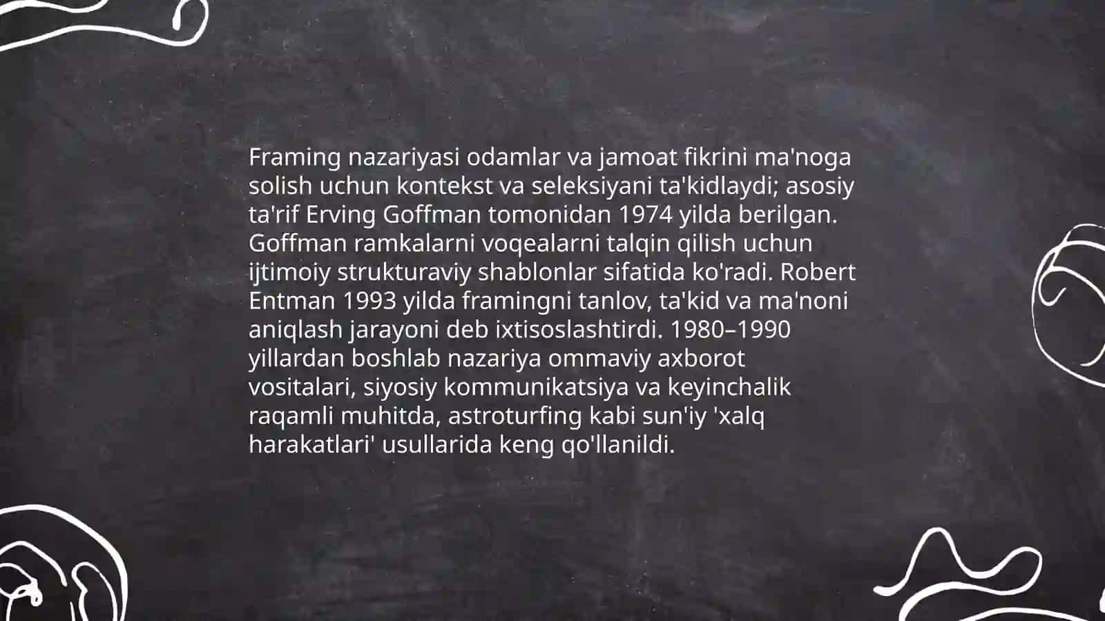 Framing nazariyasini qo'llaganlik asosi va Astroturfing metodi haqida 3