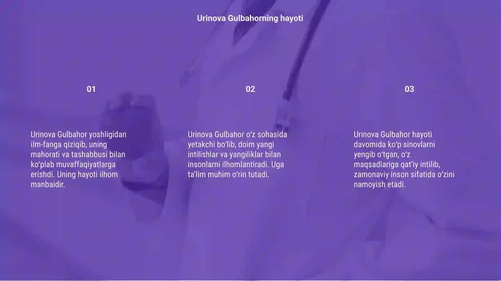 Urinova Gulbahor 3