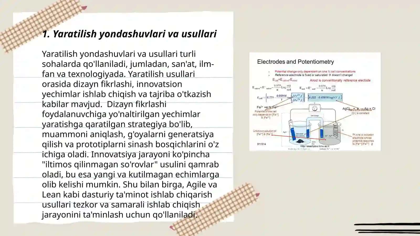 Yaratilish yondashuvlari va usullari 3