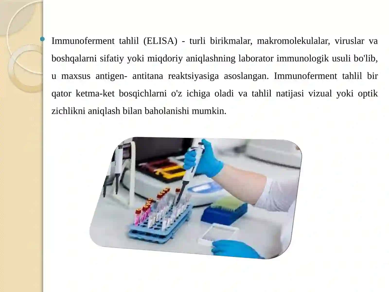 Serologik tekshirishning immunoferment usuli (ELISA) 3