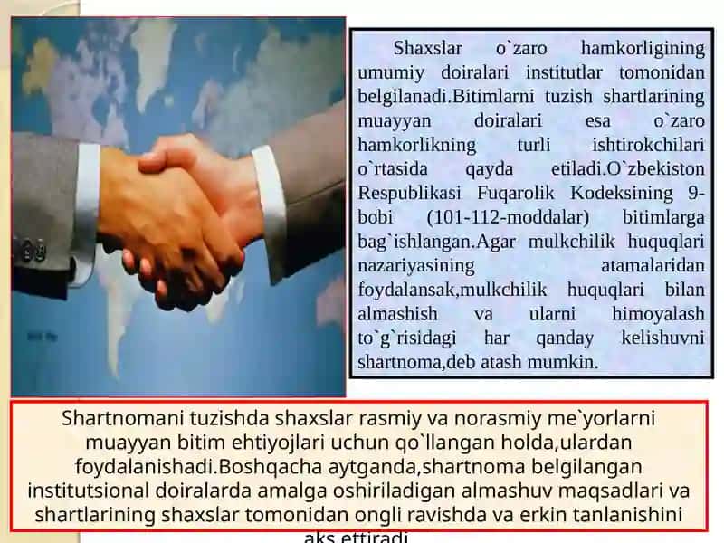 Shartnomalar nazariyasi 3