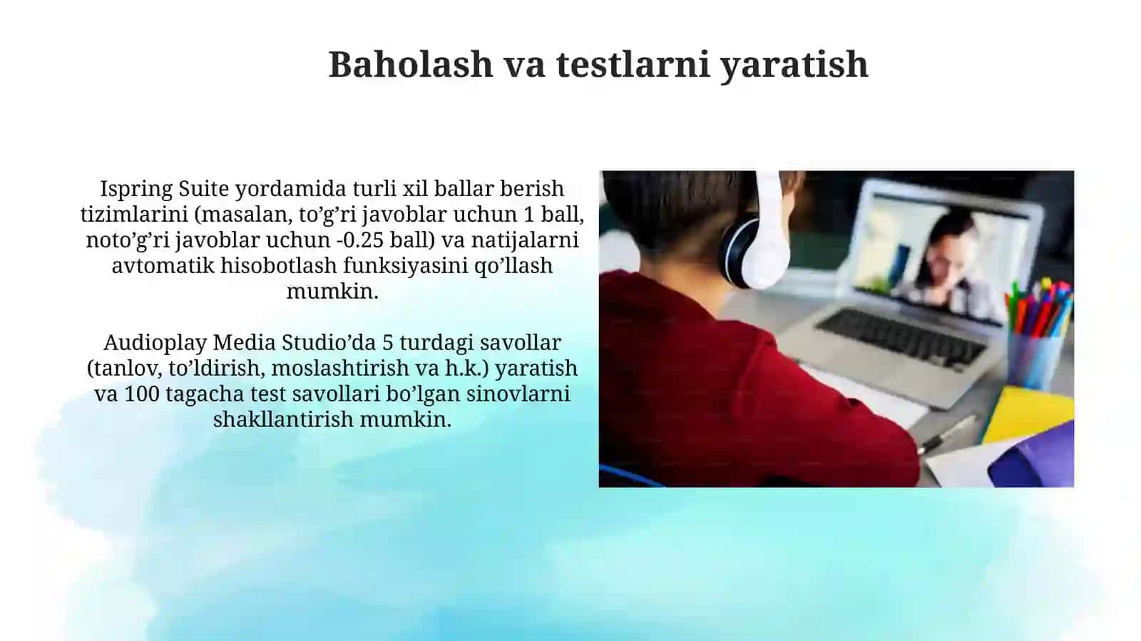 iSpring Suite dasturida elektron ta'lim kurslarini yaratish 3