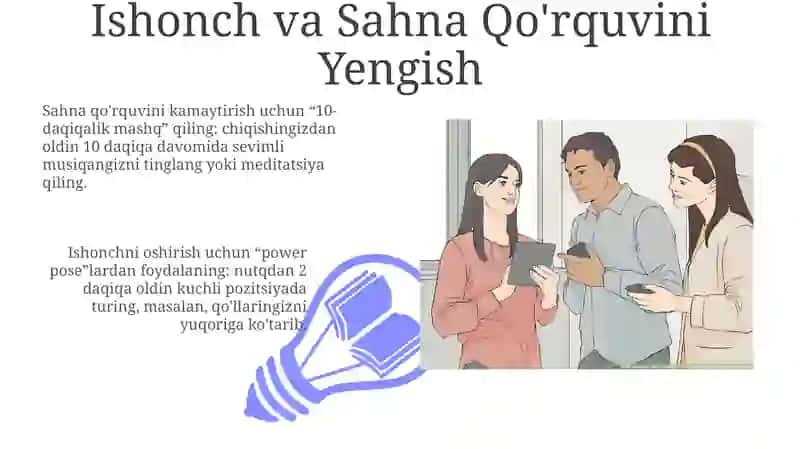 Ishonch va Sahna Qo'rquvini Yengish 3