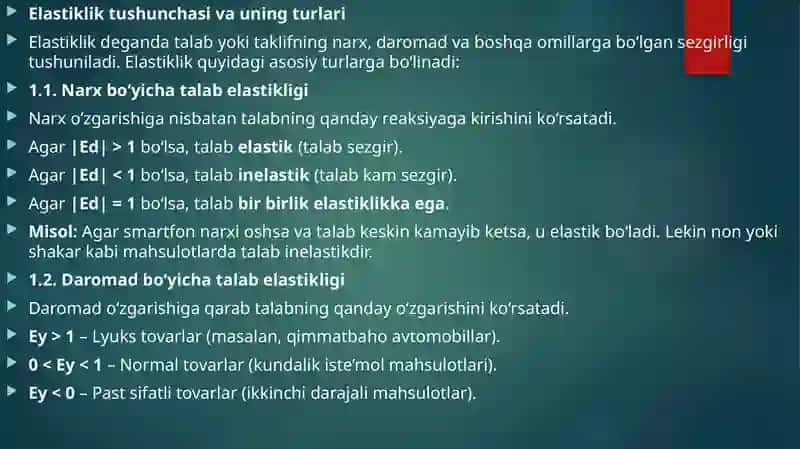 ELASTIKLIK NAZARIYASINING AMALDA QO’LLANILISHI. 3