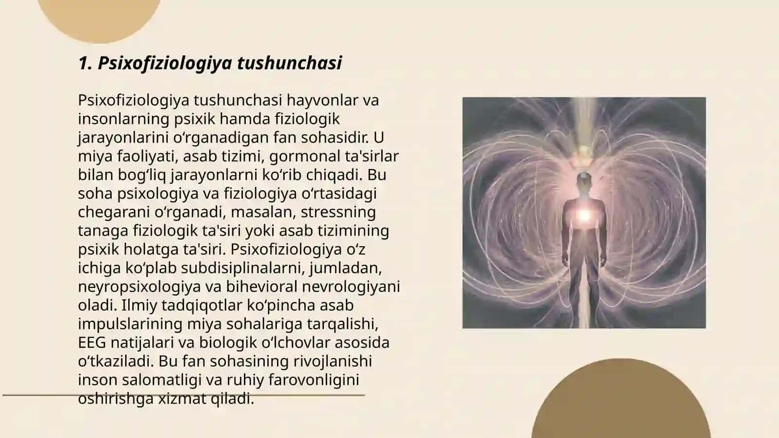 Psixofiziologiya fanining predmeti va vazifalari 3