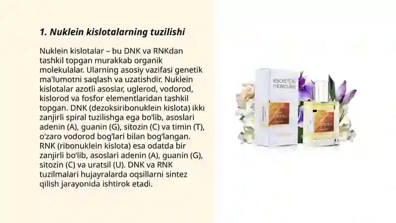Tiriklikning molekulyar asoslar 3